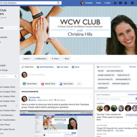 WCW Club Facebook Group